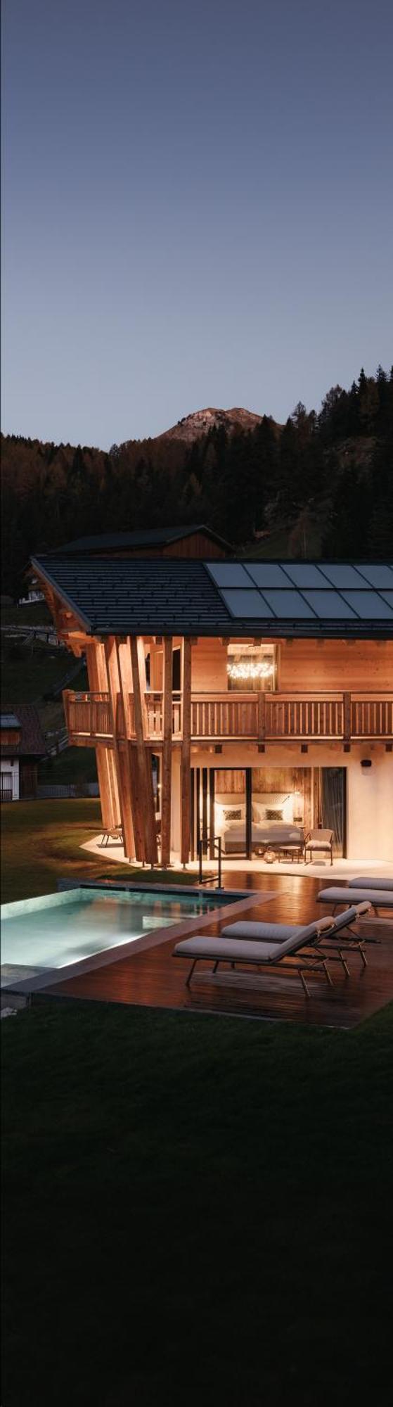 Luxury Spa Chalet Lum D'Or Selva di Val Gardena Luaran gambar